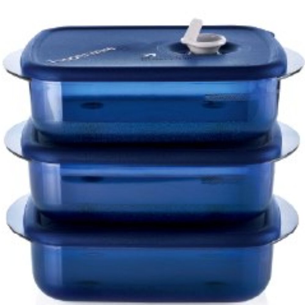 New Tupperware Vent n Serve 3 Pc Set plus Bonus